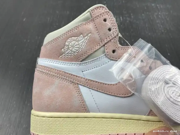 Rep Jordan OG FD2596-600 Pink Washed Air Retro 1 (Women's) High 0606